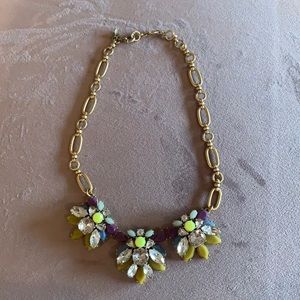 J. Crew Crystal Bib Statement Necklace